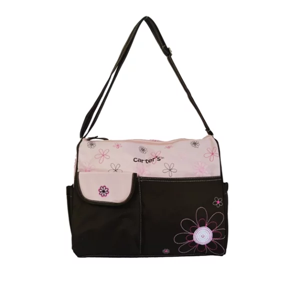 flower embroidery carter diaper bags