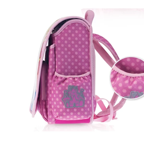 hardboard pink princess primary satchel bags