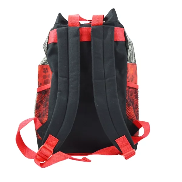 pvc mesh drawstring backpacks