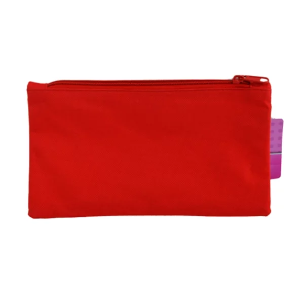 red flat pencil bags for girls