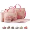 5pcs set microfiber cloth baby diaper mammy bags