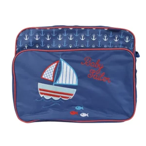 boat embroidery baby tailor diaper bags