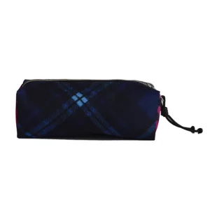 colorful plaid pencil cases