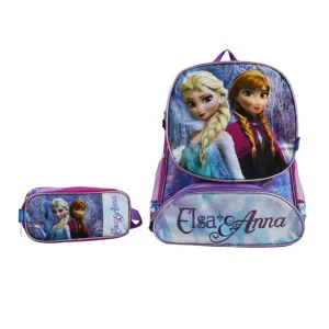 Mochilas escolares con estuches de Frozen