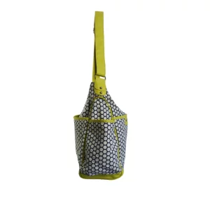 full print hexagon print canvas diaper bags