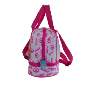glitter print lunch bags for girls