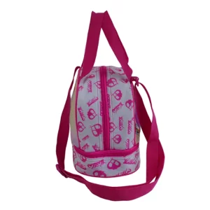 glitter print lunch bags for girls