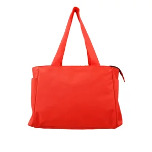 microfiber red compact tote diaper bags