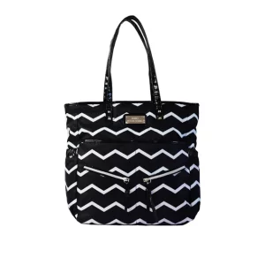 name brand chevron tote diaper bag