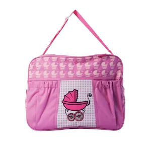 pink pram embroidery beautiful diaper bags