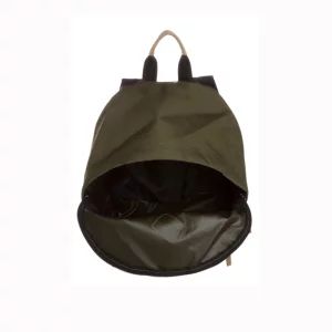 plain compact backpacks with leather