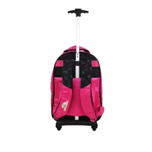 satin cat trolley school bags