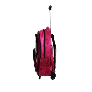 satin cat trolley school bags