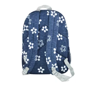 sliver zipper backpack bags for girls