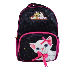 satin cat school bags