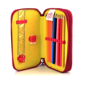 two layer pencil cases for girls