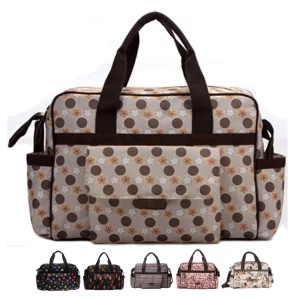 wholesale dot print fashion mommy bags