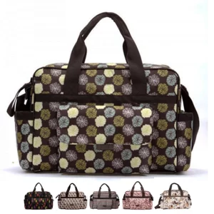 wholesale flower print fashion mother bags