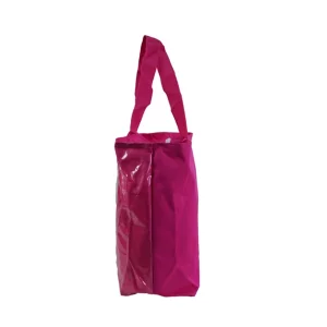pink pvc large tote beach bags