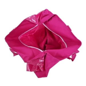 pink pvc large tote beach bags