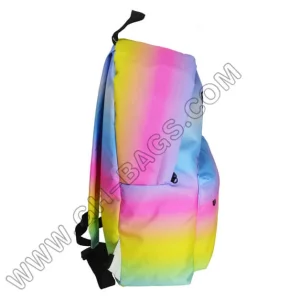 customized rainbow backpack sublimation backpack bags