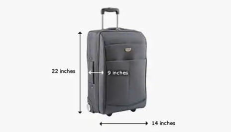 Carry-on bag's Size